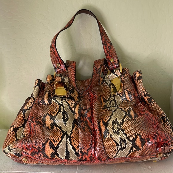 Michael Kors Python Handbag - Picture 2 of 13